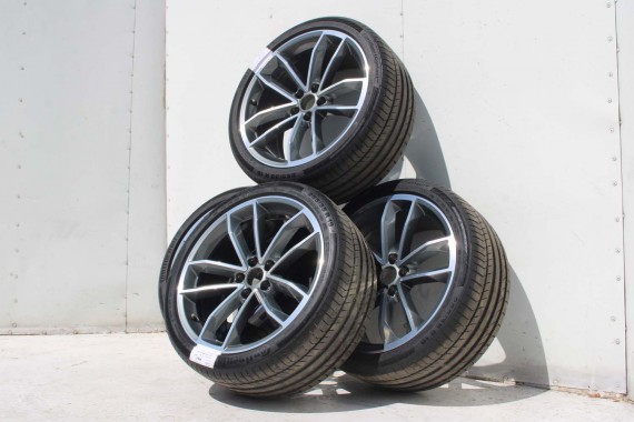 AUDI A4 A5 8W FELGI 19 cali 8W0601025DF KOŁA OPONY LATO felga 8.5J*19H2 ET32 opona Continental ContiSport 255/35/19 8W0601025DG