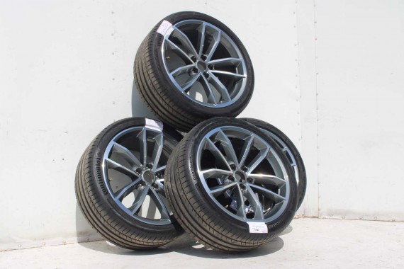 AUDI A4 A5 8W FELGI 19 cali 8W0601025DF KOŁA OPONY LATO felga 8.5J*19H2 ET32 opona Continental ContiSport 255/35/19 8W0601025DG