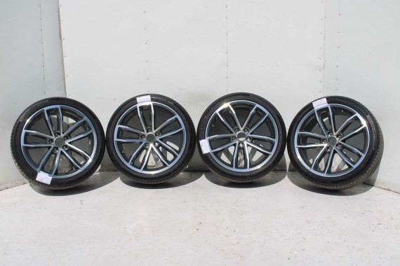 AUDI A4 A5 8W FELGI 19 cali 8W0601025DF KOŁA OPONY LATO felga 8.5J*19H2 ET32 opona Continental ContiSport 255/35/19 8W0601025DG