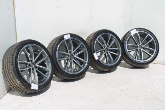 AUDI A4 A5 8W FELGI 19 cali 8W0601025DF KOŁA OPONY LATO felga 8.5J*19H2 ET32 opona Continental ContiSport 255/35/19 8W0601025DG