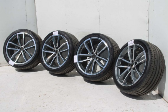 AUDI A4 A5 8W FELGI 19 cali 8W0601025DF KOŁA OPONY LATO felga 8.5J*19H2 ET32 opona Continental ContiSport 255/35/19 8W0601025DG