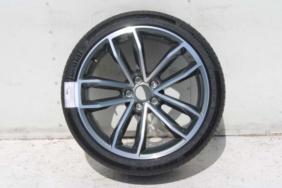 AUDI A4 A5 8W FELGI 19 cali 8W0601025DF KOŁA OPONY LATO felga 8.5J*19H2 ET32 opona Continental ContiSport 255/35/19 8W0601025DG