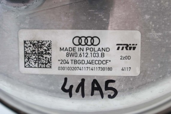 AUDI S4 S5 SERWO 8W0612103B + POMPA HAMULCOWA hamulca z pompą VwAG 8W0611021 8W0611301 8W00612107 8W0612103K 8W00612107 A4 A5