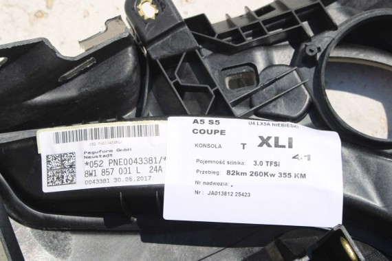 AUDI A4 A5 8W KONSOLA DESKA 8W1857001L ROZDZIELCZA KOKPIT PULPIT 8W1857001 8W1857001F 8W1857001B 8W1857001H 8W1857001G 8W1857001