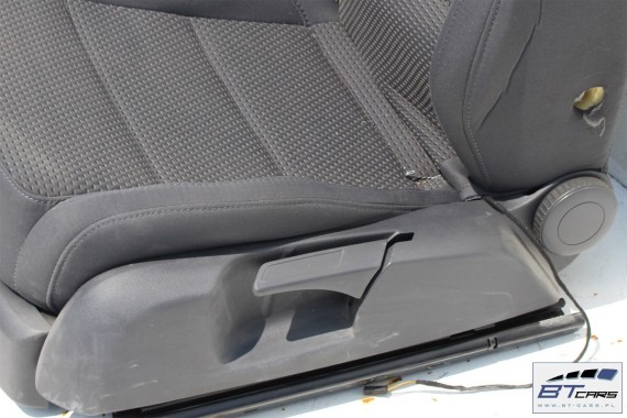 VW JETTA FOTELE KOMPLET FOTELI SIEDZEŃ TAPICERKA SIEDZENIA welur kolor antracyt 1K5