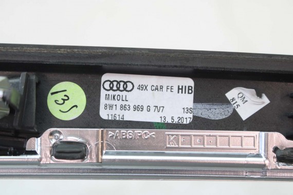 AUDI S5 COUPE LISTWY OZDOBNE DEKORY LISTWA 8W F5 8W1853189T 8W1853190Q 8W1863969G 8W6867409G 8W6867410G 7V7 CARBON 8W1853190Q A5
