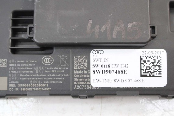 AUDI A4 A5 Q5 Q7 MODUŁ STEROWNIK GATEWAY 8WD907468E 8WD 907 468 E MOCY interfejs diagnostyczny 8WD907468E 8WD907468E 8WD907468E