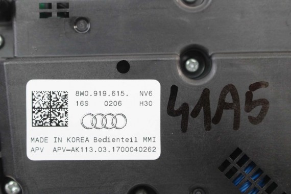 AUDI A4 A5 PANEL MMI GAŁKA STEROWANIA MMI 3G+ 8W0919615 8W0919615 8W0919615 8W0919615 8W0919615 8W0919615 8W0919615 8W0919615