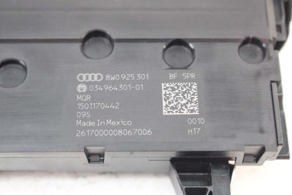 AUDI A4 A5 PANEL Z PRZYCISKAMI 8W0925301BF 8W przycisk przyciski 8W0 925 301 b9 f5 sterowania 8W0925301BF 8W0925301BF 8W0925301