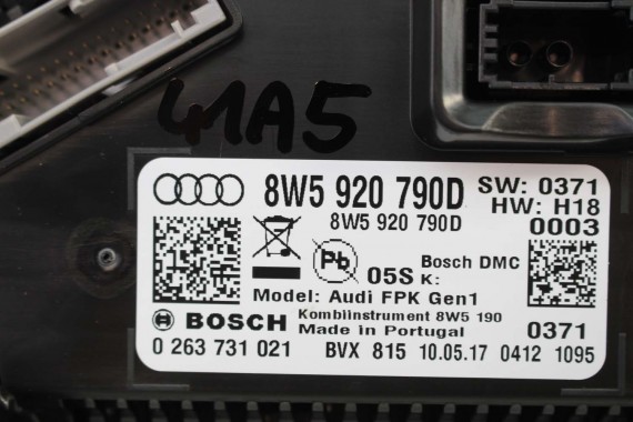 AUDI A4 A5 ZEGARY LICZNIKI zegar 8W5920790D Virtual Cockpit 8W5920790D 8W5920790D 8W5920790D 8W5920790D 8W5920790D 8W5 920 790 D