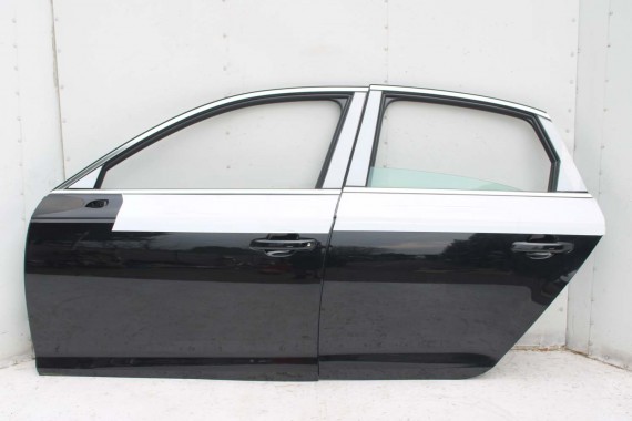 AUDI A4 SEDAN 8W B9 LY9TDRZWI LEWE PRZÓD + TYŁ STRONA LEWA przednie + tylne 2 sztuki 0E0E 8W0831051 8W5833051 8W0831051A czarny