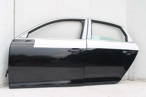 AUDI A4 SEDAN 8W B9 LY9TDRZWI LEWE PRZÓD + TYŁ STRONA LEWA przednie + tylne 2 sztuki 0E0E 8W0831051 8W5833051 8W0831051A czarny