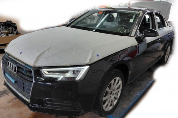 AUDI A4 SEDAN 8W B9 LY9TDRZWI LEWE PRZÓD + TYŁ STRONA LEWA przednie + tylne 2 sztuki 0E0E 8W0831051 8W5833051 8W0831051A czarny