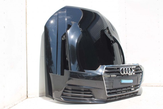 AUDI A4 8W PRZÓD maska błotniki zderzak przedni 0E LY9T czarny B9 8W0807065 8W0807611 8W0821105A 8W0821106A 8W0823029 8W0807681
