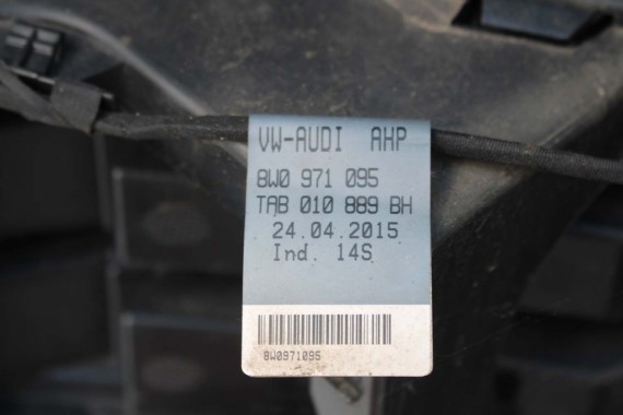 AUDI A4 8W PRZÓD maska błotniki zderzak przedni 0E LY9T czarny B9 8W0807065 8W0807611 8W0821105A 8W0821106A 8W0823029 8W0807681