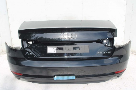 AUDI A4 SEDAN TYŁ ZDERZAK tylny + KLAPA BAGAŻNIKA 8W B9 0E0ELY9T czarny ZESTAW KOMPLET 8W5827025 8W5807511 8W5807067 8W5807521