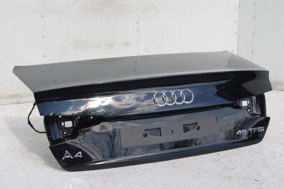 AUDI A4 SEDAN TYŁ ZDERZAK tylny + KLAPA BAGAŻNIKA 8W B9 0E0ELY9T czarny ZESTAW KOMPLET 8W5827025 8W5807511 8W5807067 8W5807521