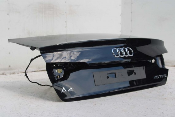 AUDI A4 SEDAN TYŁ ZDERZAK tylny + KLAPA BAGAŻNIKA 8W B9 0E0ELY9T czarny ZESTAW KOMPLET 8W5827025 8W5807511 8W5807067 8W5807521