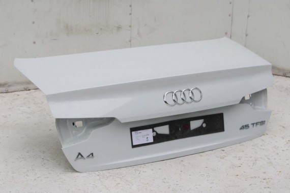AUDI A4 SEDAN TYŁ ZDERZAK tylny + KLAPA BAGAŻNIKA 8W B9 2Y2Y LS9R biały ZESTAW KOMPLET 8W5827025 8W5807511 8W5807067 8W5807521