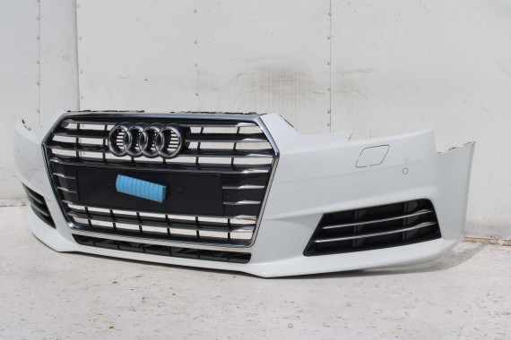 AUDI A4 8W PRZÓD maska błotniki zderzak przedni 2Y2Y LS9R biały 8W0807065 8W0807611 8W0821105A 8W0821106A 8W0823029 8W0807681 b9