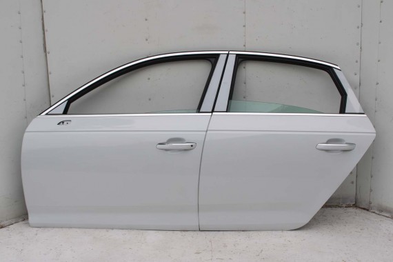 AUDI A4 SEDAN 8W B9 LS9R DRZWI LEWE PRZÓD + TYŁ STRONA LEWA przednie + tylne 2 sztuki 2Y2Y 8W0831051 8W5833051 8W0831051A białe