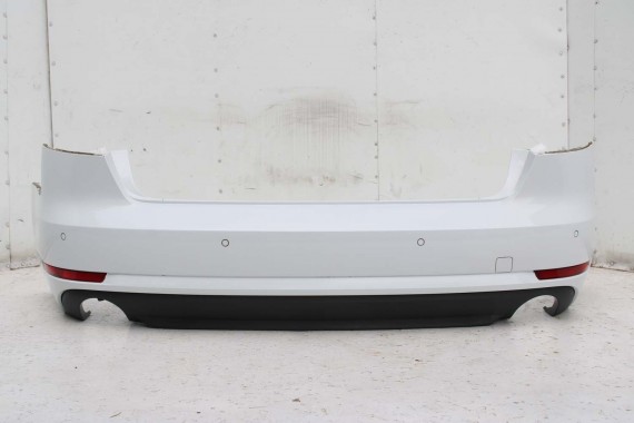 AUDI A4 SEDAN TYŁ ZDERZAK tylny + KLAPA BAGAŻNIKA 8W B9 2Y2Y LS9R biały ZESTAW KOMPLET 8W5827025 8W5807511 8W5807067 8W5807521