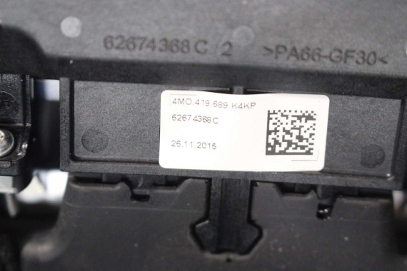 AUDI A4 Q5 Q7 KIEROWNICA + BIEGI 4M0419091C 4M0419091N 4M0 419 091 C podgrzewana MJM - czarny 4M0419091C 4M0419091N 4M0419091N