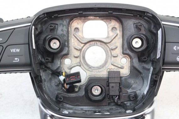 AUDI A4 Q5 Q7 KIEROWNICA + BIEGI 4M0419091C 4M0419091N 4M0 419 091 C podgrzewana MJM - czarny 4M0419091C 4M0419091N 4M0419091N