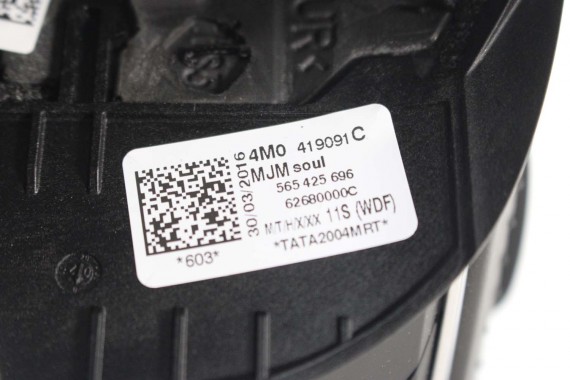AUDI A4 Q5 Q7 KIEROWNICA + BIEGI 4M0419091C 4M0419091N 4M0 419 091 C podgrzewana MJM - czarny 4M0419091C 4M0419091N 4M0419091N