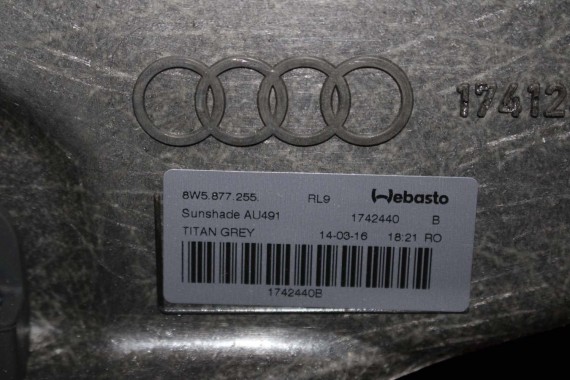 AUDI A4 SEDAN SZYBERDACH 8W5877041A 8W5 877 041 A 8W B9 8W5877041 8W5877071 3G5877795 8W5877049 8W5877049A 8W5877049B 8W5877255