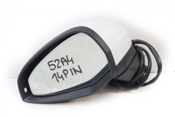 AUDI A4 8W LUSTERKO DRZWI LEWE LS9R 14 pin ELEKTRYCZNIE SKŁADANE kierowcy B9 8W1857409 8W0857535 8W0857527 8W0949101 2Y2Y FOTO