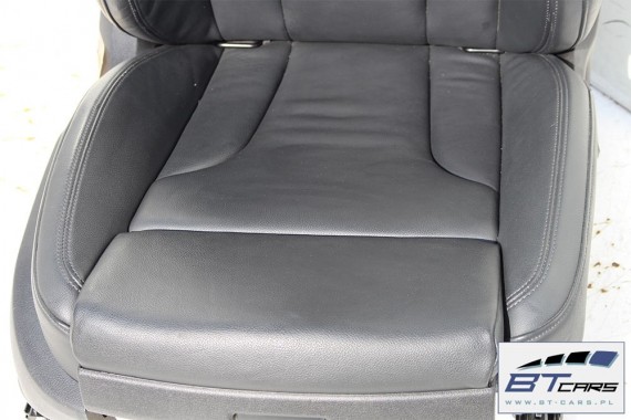 AUDI Q5 FOTELE KOMPLET FOTELI siedzeń siedzenia fotel tapicerka 8R skóra kolor czarny