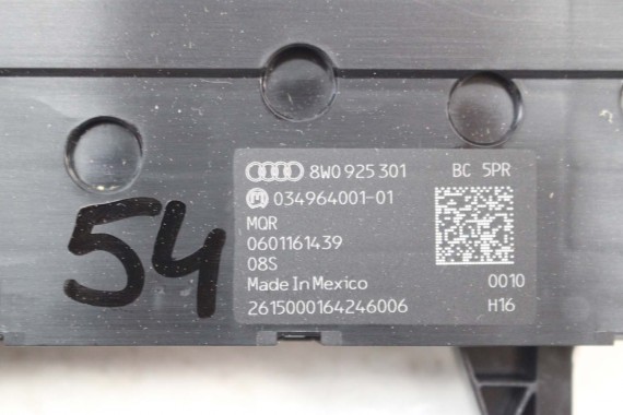 AUDI A4 PANEL Z PRZYCISKAMI PRZYCISKI 8W0925301BC 8W0 925 301 BC przycisk b9 f5 sterowania 8W0925301BC 8W0925301BC 8W0925301BC
