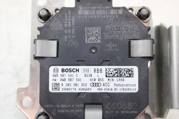 AUDI A4 A5 SENSOR RADAR ACC 8W0907541C 8W0907561C 8W DISTRONIC 8W0907541C 8W0907561C 8W0907541B 8W0907561B 8W0907541A 8W0907561A