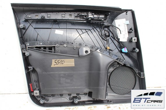 AUDI Q5 FOTELE KOMPLET FOTELI siedzeń siedzenia fotel tapicerka 8R skóra kolor czarny