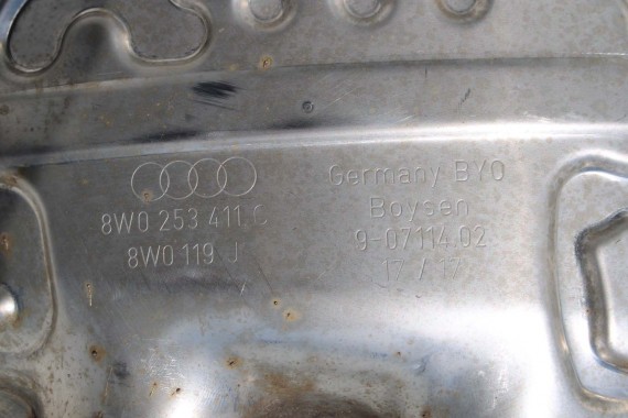 AUDI S4 S5 WYDECH TŁUMIK 8W0253611B 8W0253612B 3.0 TFSi benzyna 8W F5 b9 środkowy 8W0253611B 8W0253612B 4N0133246 8W0253411C