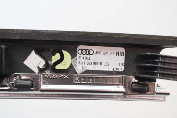 AUDI A4 A5 8W LISTWY OZDOBNE LISTWA DEKOR DEKORY WYKOŃCZENIE 8W1853189B 8W1853190D 8W1863969B 8W0867410Q 8W0867420B LE2 drewno