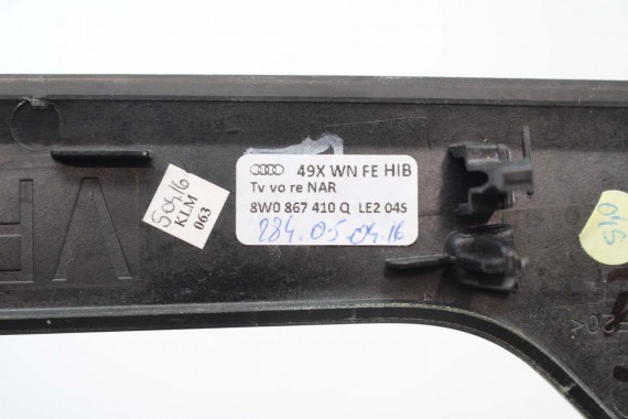 AUDI A4 A5 8W LISTWY OZDOBNE LISTWA DEKOR DEKORY WYKOŃCZENIE 8W1853189B 8W1853190D 8W1863969B 8W0867410Q 8W0867420B LE2 drewno