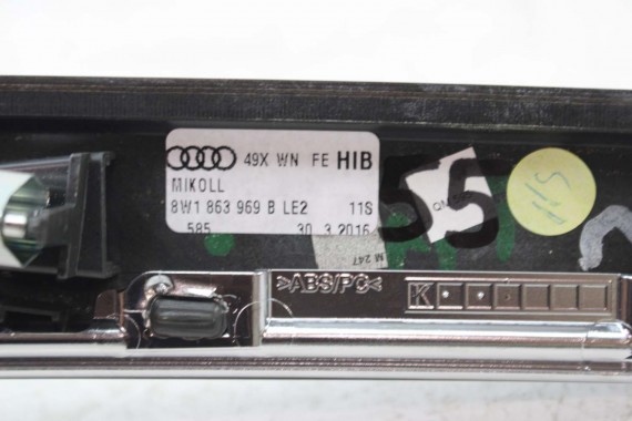 AUDI A4 A5 8W LISTWY OZDOBNE LISTWA DEKOR DEKORY WYKOŃCZENIE 8W1853189B 8W1853190D 8W1863969B 8W0867410Q 8W0867420B LE2 drewno