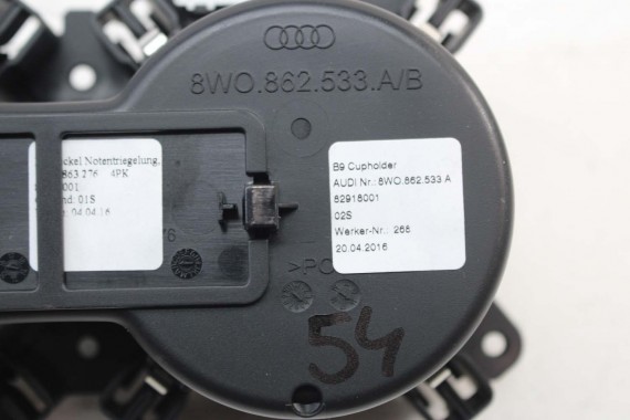 AUDI A4 A5 UCHWYT NA KUBEK PODŚWIETLANY 8W0862533A 8W0863276 8W0 862 533 A 8W0 863 276 8W0862533 8W0862533B 8W0862533C Ambiente