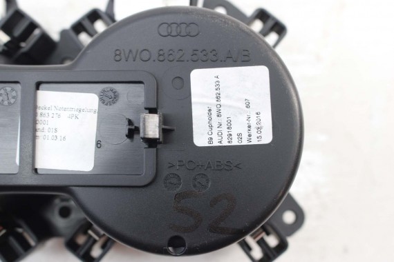 AUDI A4 A5 UCHWYT NA KUBEK PODŚWIETLANY 8W0862533A 8W0863276 8W0 862 533 A 8W0 863 276 8W0862533 8W0862533B 8W0862533C Ambiente