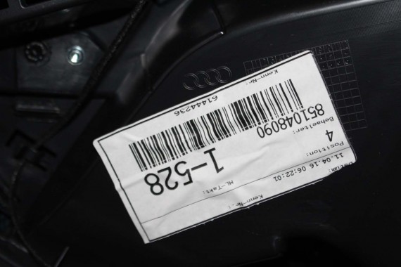 AUDI A4 8W BOCZEK BOCZKI DRZWI drzwiowe tapicerka SEDAN 8W 8W5 B9 skóra kolor czarny 8W1867103 8W1867104 8W0867303 8W0867304