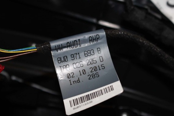 AUDI A4 8W BOCZEK BOCZKI DRZWI drzwiowe tapicerka SEDAN 8W 8W5 B9 skóra kolor czarny 8W1867103 8W1867104 8W0867303 8W0867304
