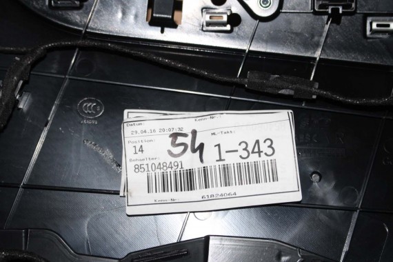 AUDI A4 8W BOCZEK BOCZKI DRZWI drzwiowe tapicerka SEDAN 8W 8W5 B9 skóra kolor czarny 8W1867103 8W1867104 8W0867303 8W0867304