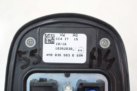AUDI A4 8W ANTENA DACHOWA NA DACH 4M0035503E 4M0035503 4M0035503F 4M0035503L 2Y2Y LS9R Gletscherweiss Biały 4M0035503E 4M0035503