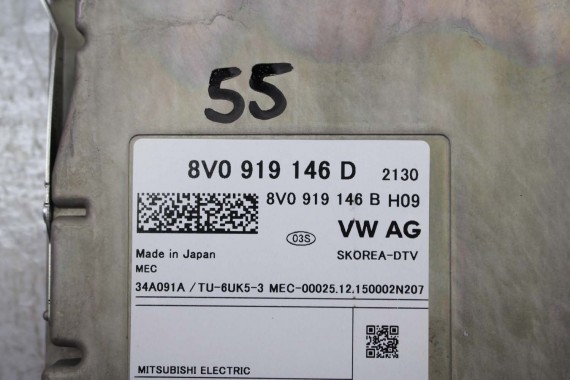 AUDI A4 A6 A7 Q7 TT TUNER TV 8V0919146D 8V0919146B 8V0919146D DVB DTV moduł sterownik 8V0919146 8V0919146D 8V0919146B 8V0919146D