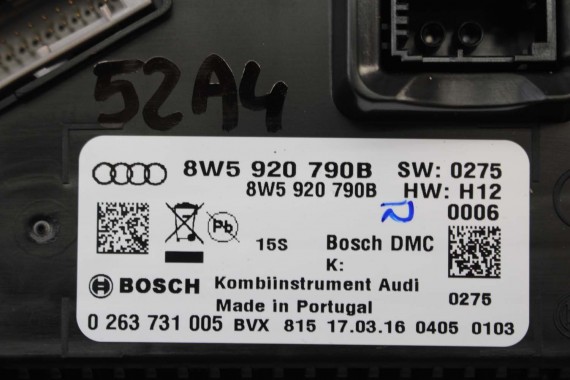 AUDI A4 A5 ZEGARY LICZNIKI zegar 8W5920790B Virtual Cockpit 8W5920790B 8W5920790B 8W5920790B 8W5920790B 8W5920790B 8W5 920 790 B