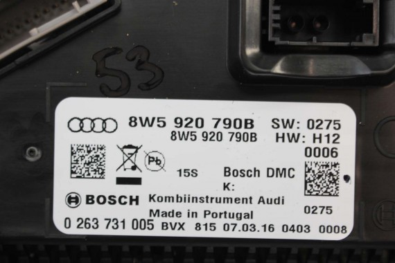 AUDI A4 A5 ZEGARY LICZNIKI zegar 8W5920790B Virtual Cockpit 8W5920790B 8W5920790B 8W5920790B 8W5920790B 8W5920790B 8W5 920 790 B