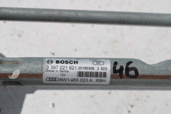 AUDI A4 MECHANIZM WYCIERACZEK 8W1955119 silniczek 8W1955023 8W1 955 119 8W1955023A 8W1 955 023 8W1955023B podstawa 8W 8W1955119A