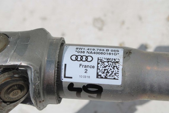 AUDI A4 A5 8W Wałek kierowniczy pośredni 8W1419753B drążek krzyżak kierowniczej 8W1419753C 8W1419753B 8W1419753C 8W1419753B F5